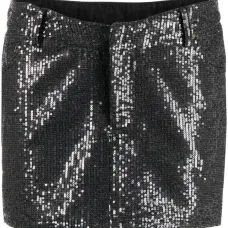 Юбка мини с пайетками