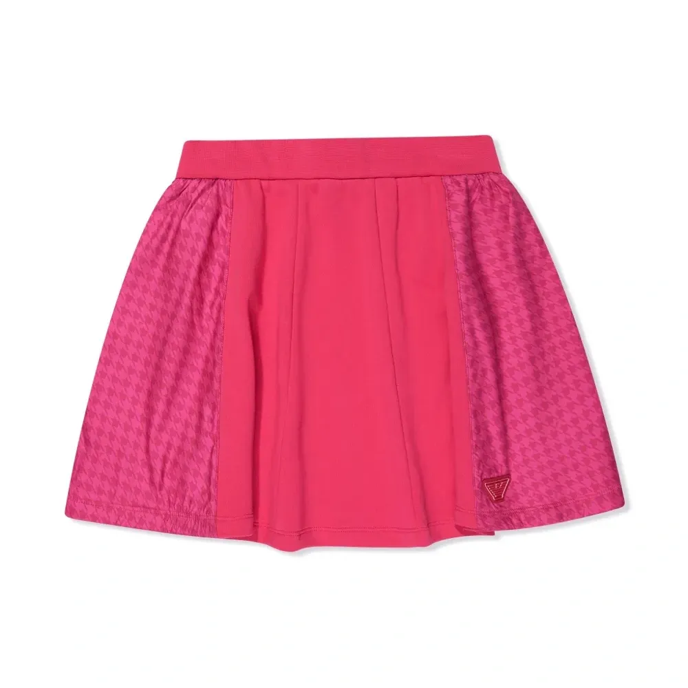 Мини-юбка в ломаную клетку