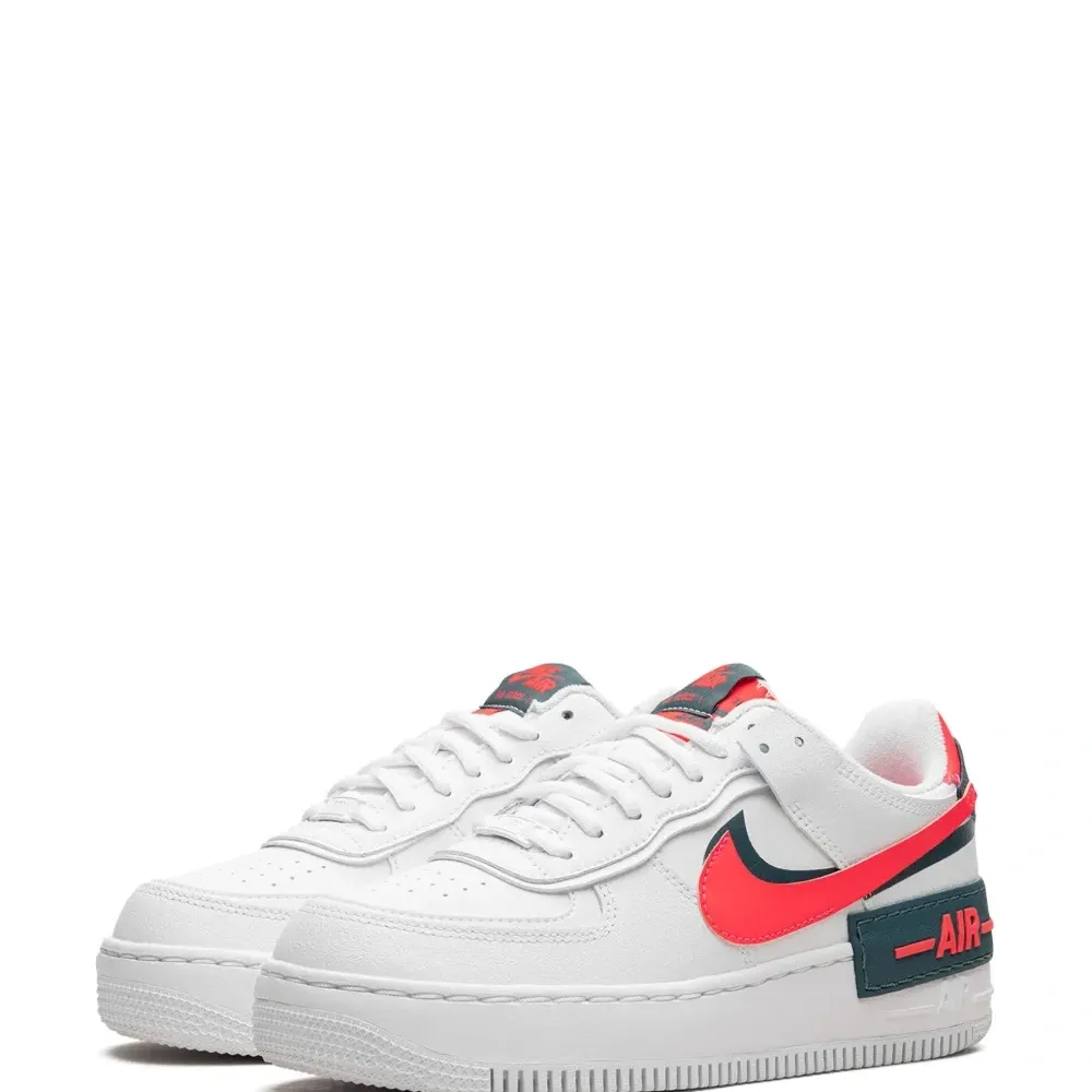 Кроссовки Air Force 1 Shadow White/Solar Red