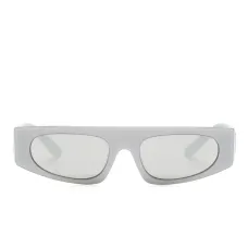 Солнцезащитные очки в прямоугольной оправе с логотипом