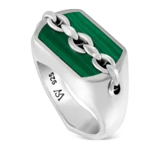 Кольцо Inline Signet с логотипом