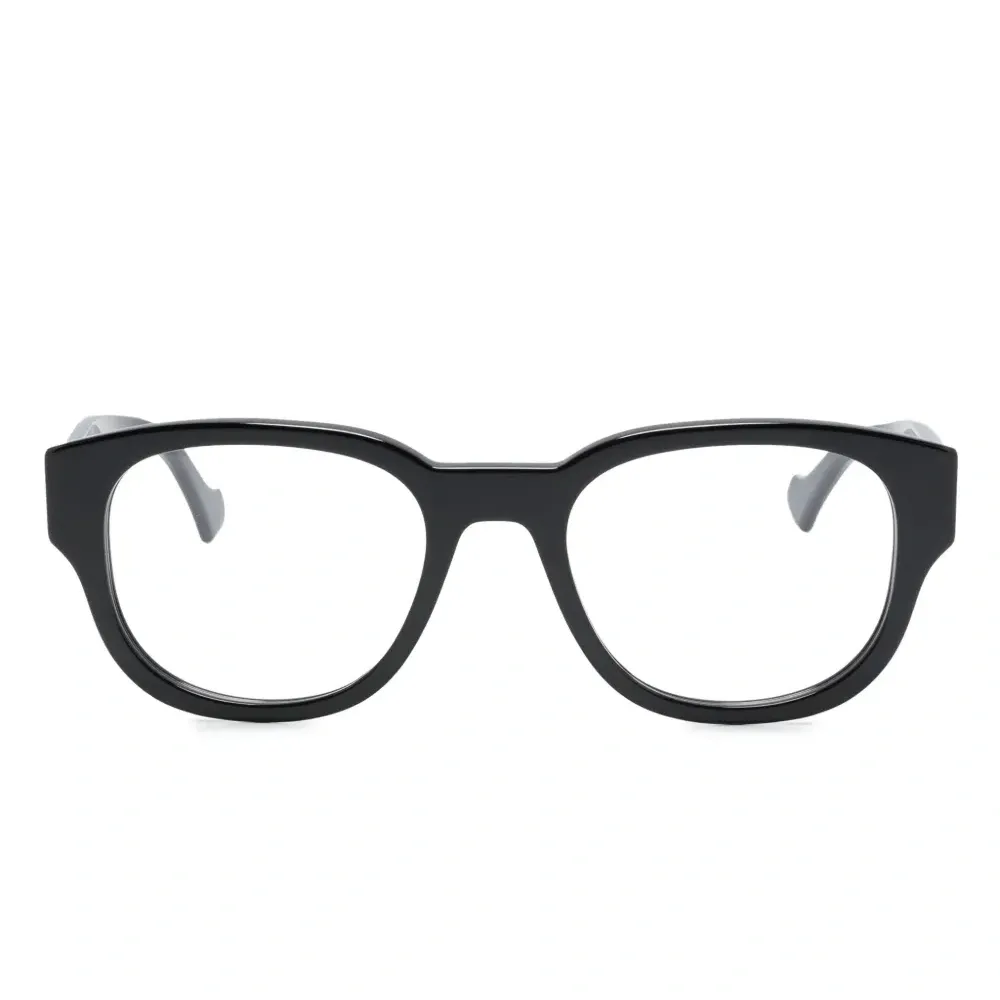 Очки в трапециевидной оправе с логотипом