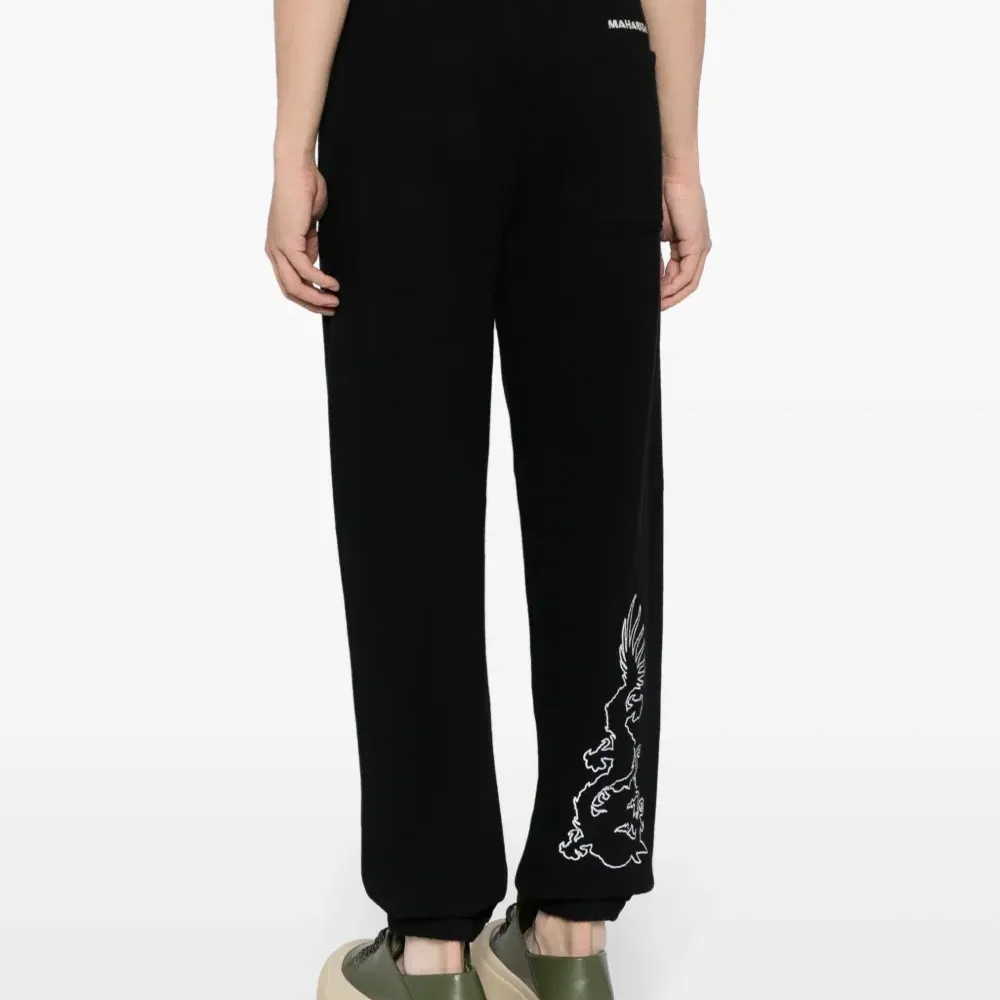 Спортивные брюки с вышитым логотипом