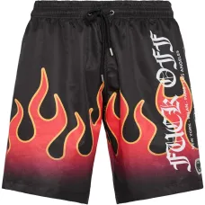 Плавки-шорты с принтом