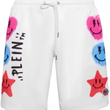 Плавки-шорты с графичным принтом