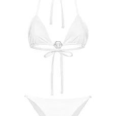 Бикини с треугольными чашками и логотипом Бикини с треугольными чашками и логотипом