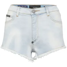 Джинсовые шорты с логотипом