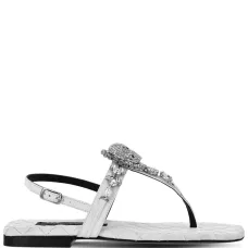 Сандалии с декором Skull