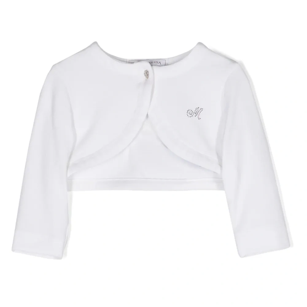 Укороченный кардиган с кристаллами