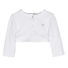 Укороченный кардиган с кристаллами Укороченный кардиган с кристаллами