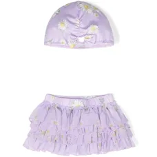 Купальный комплект с цветочным принтом