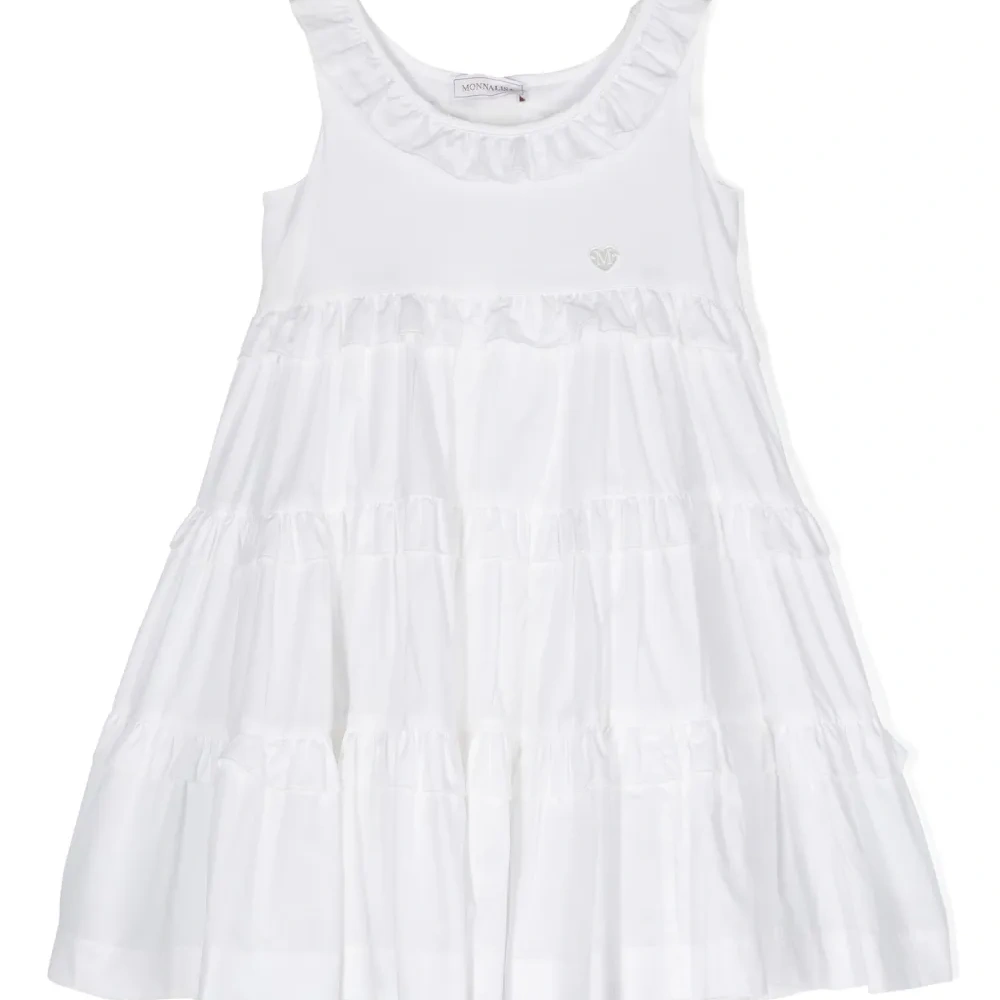 Платье с оборками