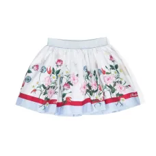 Расклешенная юбка с цветочным принтом