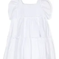 Расклешенное платье со складками