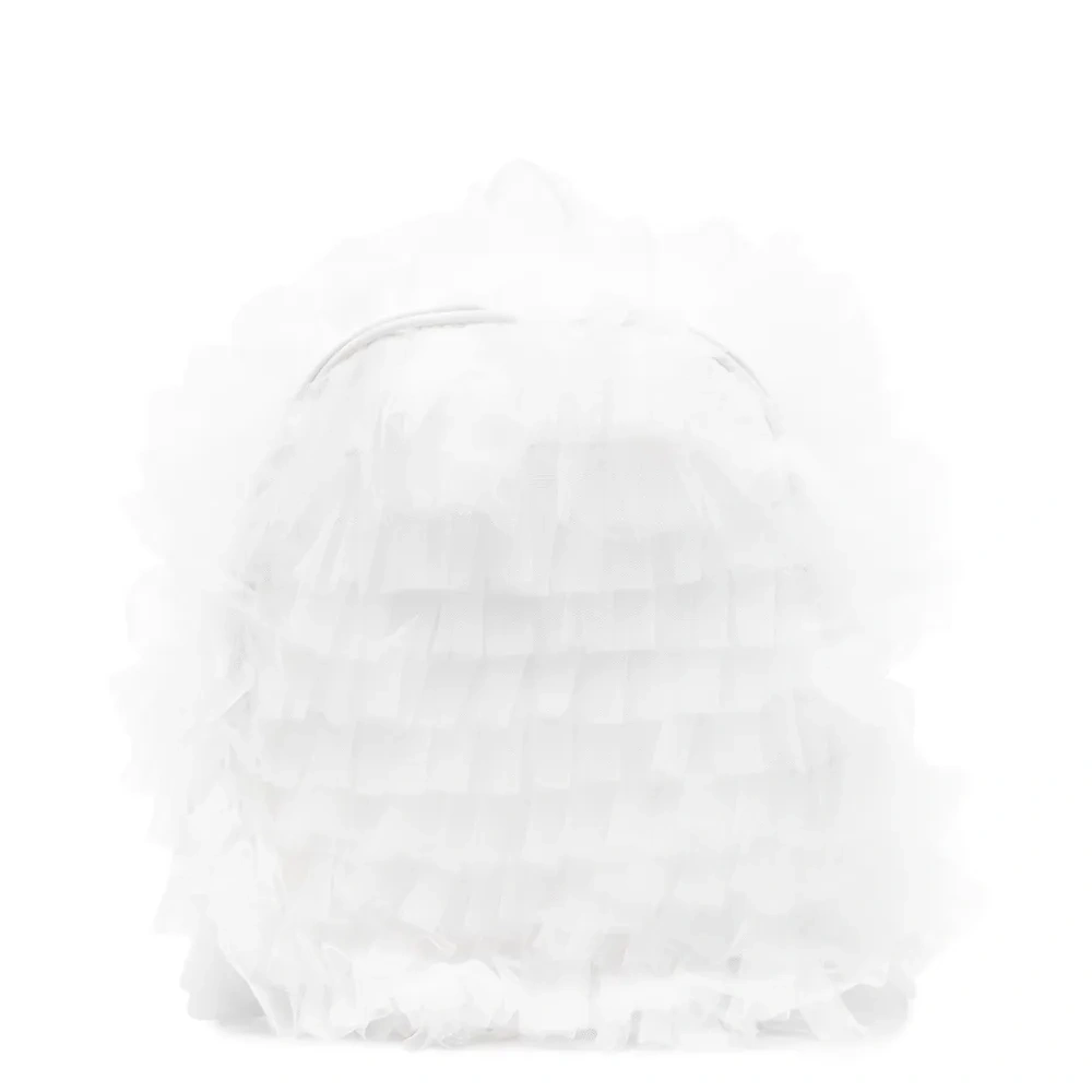 Рюкзак с оборками и вставками из тюля