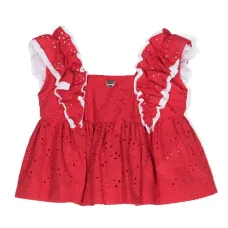 Топ с английской вышивкой Топ с английской вышивкой