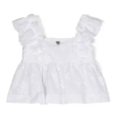 Блузка с английской вышивкой