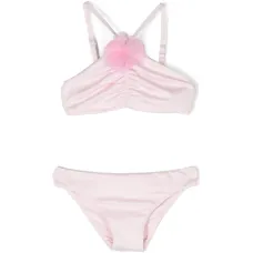 Бикини с цветочной аппликацией