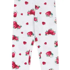 Легинсы с эластичным поясом и принтом