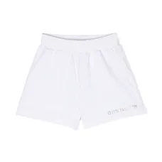 Шорты из джерси со стразами