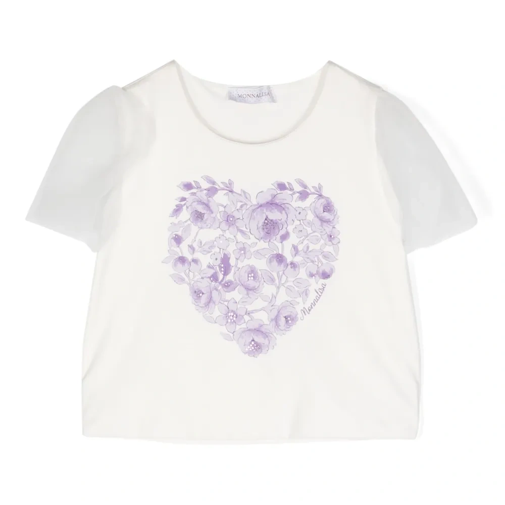 Футболка с цветочным принтом