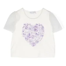 Футболка с цветочным принтом