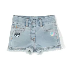 Джинсовые шорты с принтом Eye Star Джинсовые шорты с принтом Eye Star