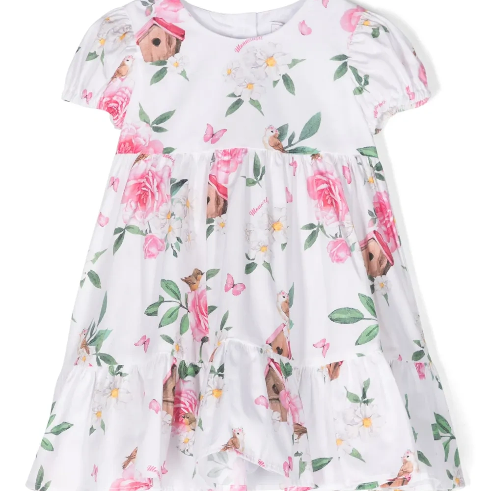 Платье с цветочным принтом