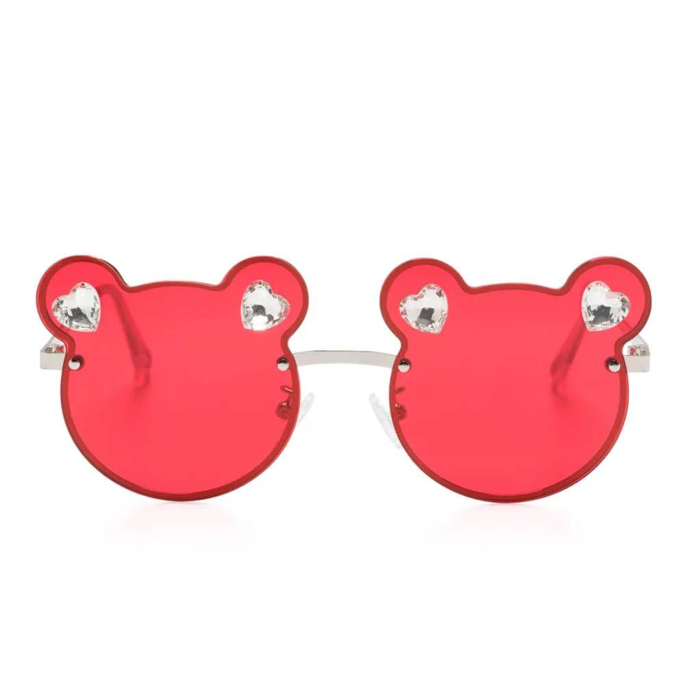 Солнцезащитные очки в скульптурной оправе