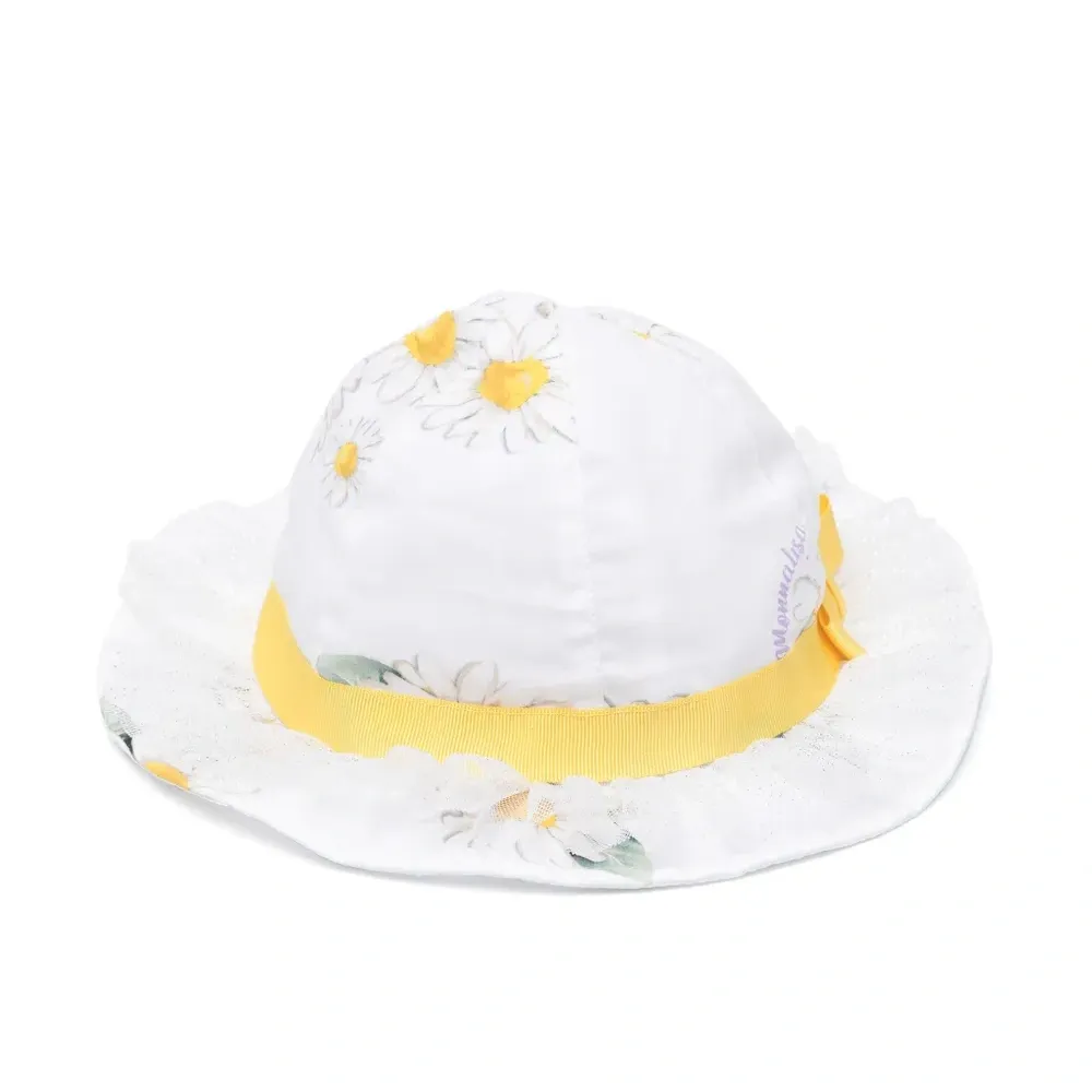 Панама с цветочным принтом