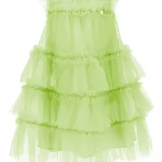 Многослойное платье с оборками