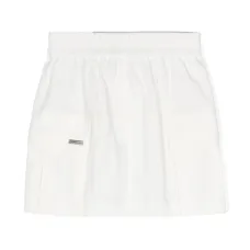 Юбка с завышенной талией и логотипом