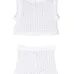 Комплект из топа и шортов с фестонами Комплект из топа и шортов с фестонами
