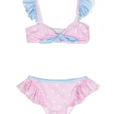 Бикини с оборками и принтом