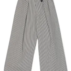 Широкие брюки в полоску Широкие брюки в полоску