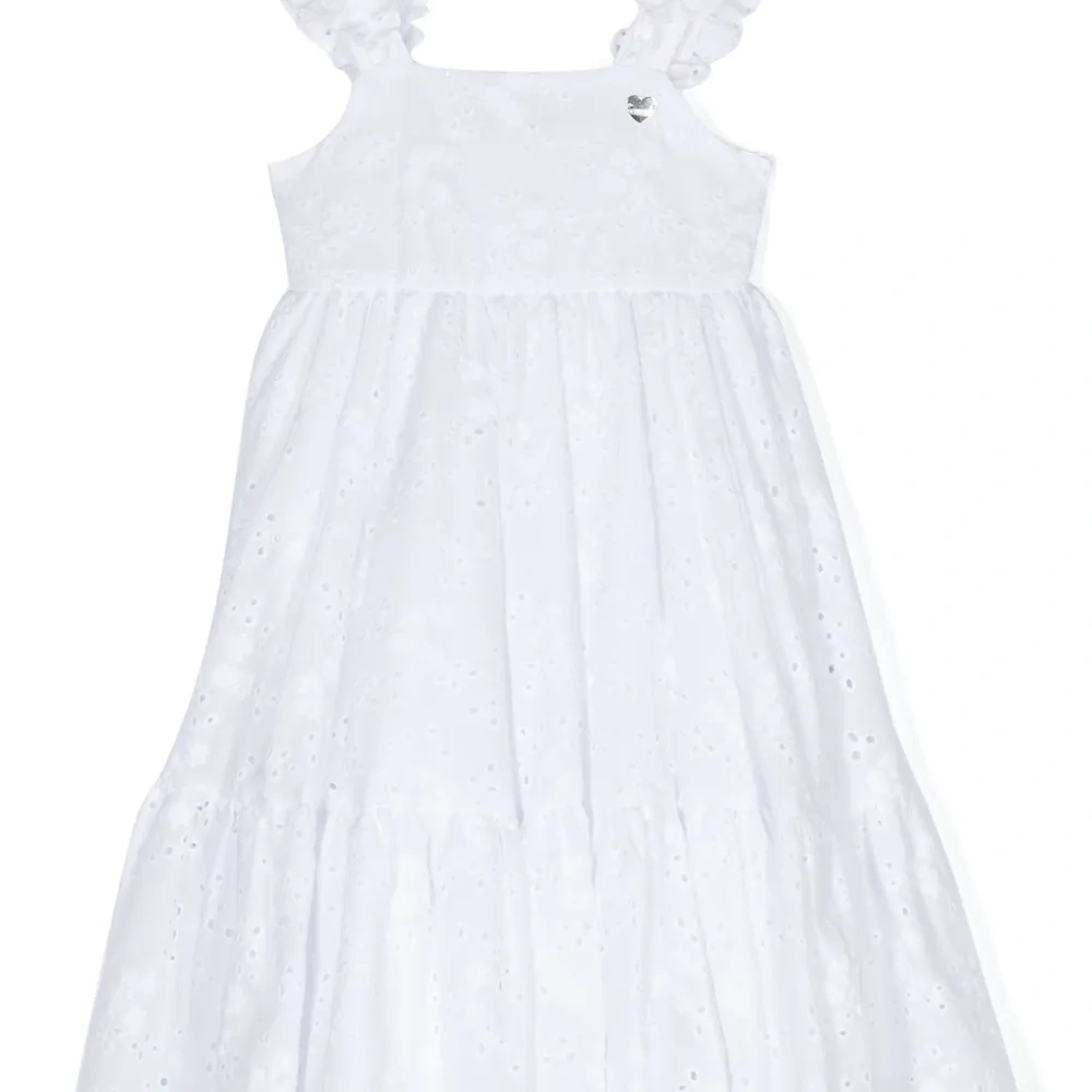 Платье с английской вышивкой