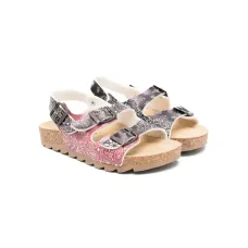 Сандалии с принтом пейсли