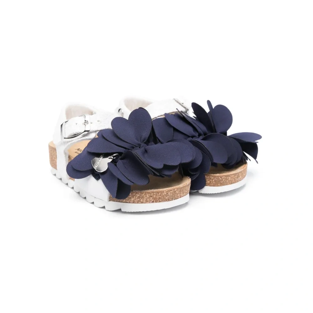 Сандалии с бантами и блестками