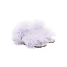 Сандалии с оборками