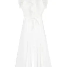 Комбинезон с цветочным кружевом и оборками