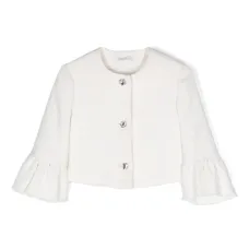 Твидовый жакет на пуговицах