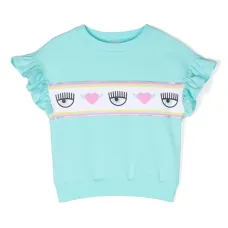 Футболка с оборками и узором Eyelike