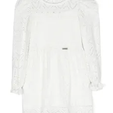 Платье миди с вышивкой