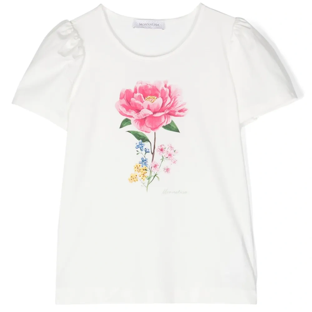 Футболка с цветочным принтом