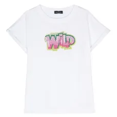 Декорированная футболка с графичным принтом