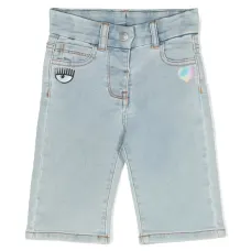 Прямые джинсы с узором Eyelike Прямые джинсы с узором Eyelike