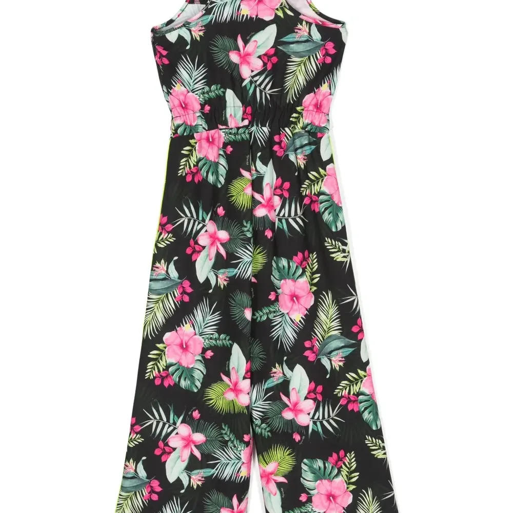 Комбинезон с цветочным принтом