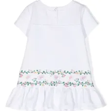 Расклешенное платье с цветочным принтом