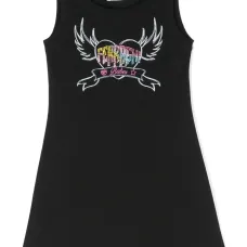 Платье с графичным принтом