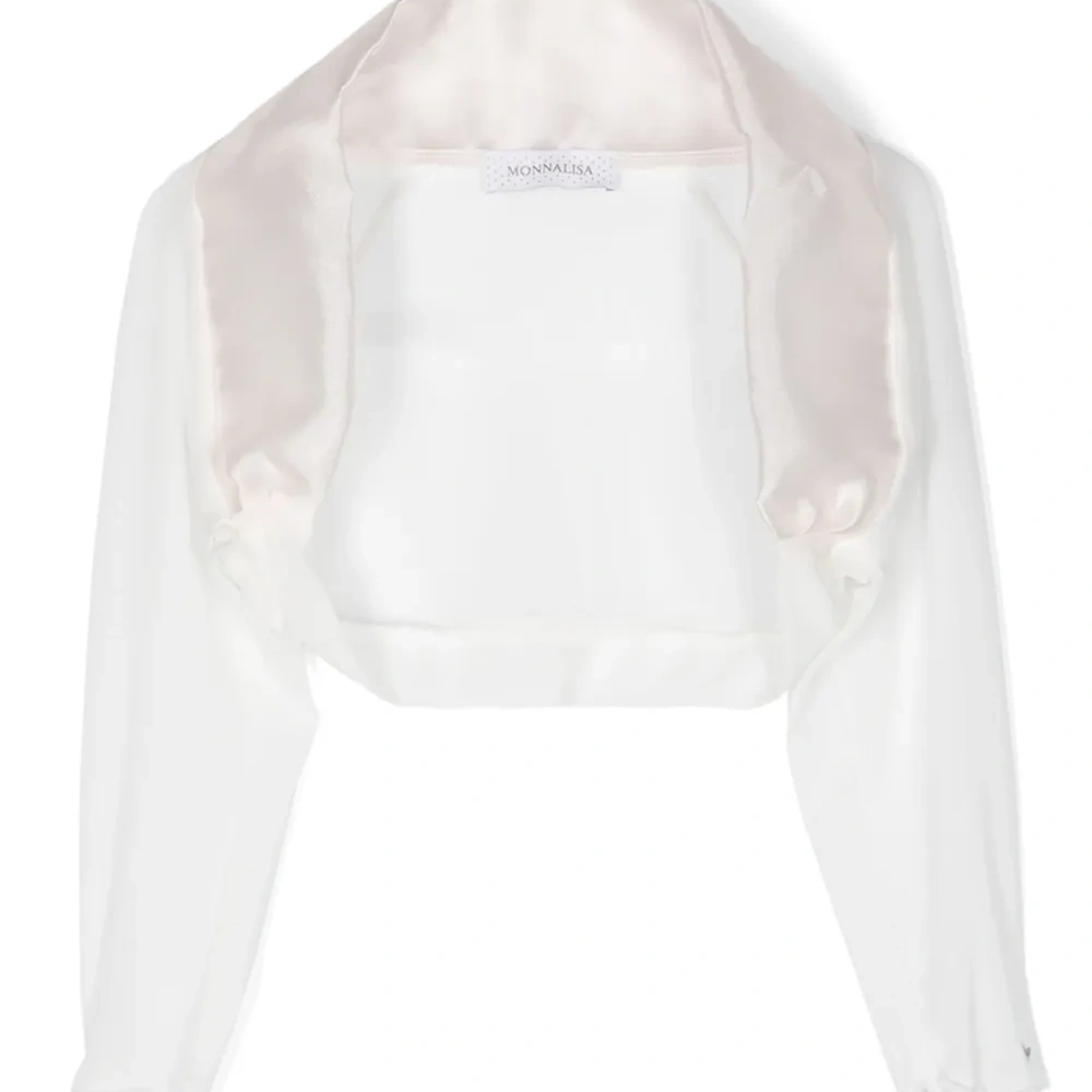 Укороченный жакет с воротником-шалькой